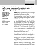 Cover page: Higher-risk mitral valve operations after previous sternotomy: endoscopic, minimally invasive approach improves patient outcomes.