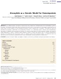 Cover page: Drosophila as a Genetic Model for Hematopoiesis