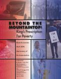 Cover page: Beyond the Mountaintop: King’s Prescription for Poverty