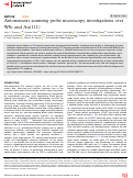 Cover page: Autonomous scanning probe microscopy investigations over WS2 and Au{111}