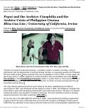 Cover page: Pepot and the Archive: Cinephilia and the Archive Crisis of Philippine Cinema