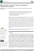 Cover page: Molecular Basis of Surgical Coaptation Techniques in Peripheral Nerve Injuries.