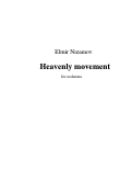 Cover page: Heavenly movement