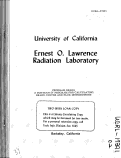 Cover page: PROGRAM BRAGG A FORTRAN-IV PROGRAM FOR CALCULATING BRAGG CURVES AND FLUX DISTRIBUTIONS
