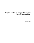 Cover page: Auto-DR and Pre-cooling of Buildings at Tri-City Corporate Center