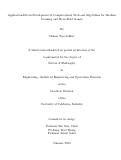 Cover page: Application-Driven Development of Computational Tools and Algorithms for Machine Learning and Mean-Field Games