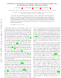 Cover page: Calculation of the Mueller matrix for scattering of light from two-dimensional rough surfaces