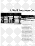 Cover page: A Wall Between Countries, A Bridge for People