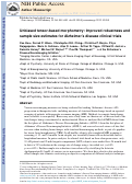 Cover page: Unbiased tensor-based morphometry: Improved robustness and sample size estimates for Alzheimer's disease clinical trials