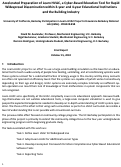 Cover page: Accelerated Preparation of Learn HVAC, a Cyber-Based Education Tool for Rapid Widespread Dissemination within 2-year and 4-year Educational Institutions and the Building Industry