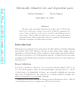 Cover page: Externally definable sets and dependent pairs II