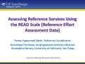 Cover page: Assessing Reference Services Using the READ Scale (Reference Effort Assessment Data)
