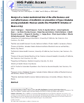 Cover page: Design of a cluster-randomized trial of the effectiveness and cost-effectiveness of metformin on prevention of type 2 diabetes among prediabetic Mexican adults (the PRuDENTE initiative of Mexico City)