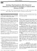 Cover page: Interface Fluid Syndrome After Descemet Membrane Endothelial Keratoplasty in Patients With History of Postlaser In Situ Keratomileusis.