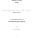 Cover page: Tied Together Wirelessly: How Maintaining Communication with Parents Affects College Adjustment and Integration