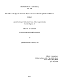 Cover page: The Effect of Polycyclic Aromatic Hydrocarbons on Ovulatory Status in Women