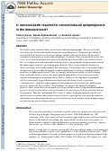 Cover page: Is neuronal death required for seizure-induced epileptogenesis in the immature brain?