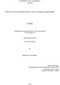 Cover page: Failure to detect discrepancies drives retrieval-enhanced suggestibility