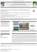 Cover page: Automated identification and quantification of invisible microplastics in agricultural soils