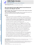 Cover page: Bone remodeling following MR-guided focused ultrasound: Evaluation with HR-pQCT and FTIR