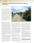 Cover page: Hedgerows enhance beneficial insects on farms in California’s Central Valley
