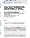 Cover page: Invariance of the Bifactor Structure of Mild Traumatic Brain Injury (mTBI) Symptoms on the Rivermead Postconcussion Symptoms Questionnaire Across Time, Demographic Characteristics, and Clinical Groups: A TRACK-TBI Study