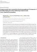 Cover page: Femtosecond Laser-Assisted In Situ Keratomileusis Treatment of Residual Refractive Error following Femtosecond Laser-Enabled Keratoplasty.