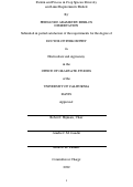 Cover page: Pattern and Process in Crop Species Diversity and Lime Requirements Models