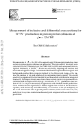 Cover page: Measurement of inclusive and differential cross sections for W+W− production in proton-proton collisions at s = 13.6 TeV