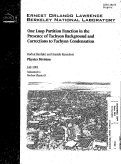 Cover page: One loop partition function in the presence of tachyon background and corrections to tachyon condensation