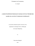 Cover page: A Robust Method for Beam-to-Beam contact Problems Based on a Novel Tunneling Constraint