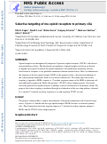 Cover page: Selective targeting of mu opioid receptors to primary cilia