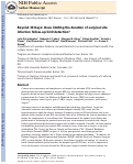 Cover page: Beyond 30 Days: Does Limiting the Duration of Surgical Site Infection Follow-up Limit Detection?