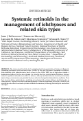 Cover page: Management of ichthyoses and related skin types