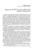 Cover page: Resoconto del XXX Convegno della Società Italiana di Biogeografia