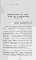 Cover page: Agravios y desagravios sobre Cervantes; la imitación gramatical en la prosa española del siglo XVIII