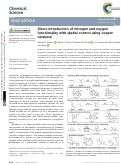 Cover page: Direct introduction of nitrogen and oxygen functionality with spatial control using copper catalysis