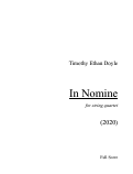 Cover page: In Nomine