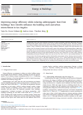 Cover page of Improving energy efficiency while reducing anthropogenic heat from buildings: how retrofits influence the building stock and urban microclimate in Los Angeles