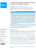 Cover page: A simple and efficient method to enhance audiovisual binding tendencies.