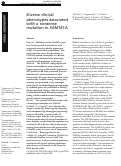 Cover page: Diverse clinical phenotypes associated with a nonsense mutation in FAM161A