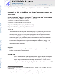 Cover page: Approach to MR Imaging of the Elbow and Wrist Technical Aspects and Innovation