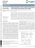 Cover page: Robust dicopper( i ) μ-boryl complexes supported by a dinucleating naphthyridine-based ligand