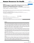 Cover page: Addressing gaps in surgical skills training by means of low-cost simulation at Muhimbili University in Tanzania