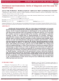 Cover page: Peritoneal carcinomatosis: limits of diagnosis and the case for liquid biopsy