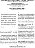 Cover page: Designing Referential Descriptions for Children, Young Adults, and Computers: A
Comprehensive Examination of Talker Informativity