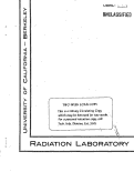 Cover page: RADIOACTIVE EGGS. II. DISTRIBUTION OF RADIOACTIVITY IN THE YOLKS