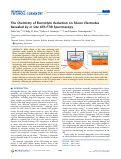 Cover page: The Chemistry of Electrolyte Reduction on Silicon Electrodes Revealed by in Situ ATR-FTIR Spectroscopy