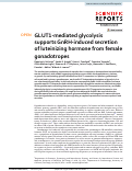 Cover page: MON-009 GLUT1-Mediated Glycolysis Facilitates GnRH-Induced Secretion of Luteinizing Hormone