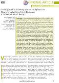 Cover page: Orthognathic Consequences of Sphincter Pharyngoplasty in Cleft Patients: A 2-Institutional Study.